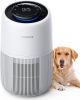 Pet Air Purifier up to 1500 Ft², Enhanced Activated Carbon & 360° Grille Air Intake for Hair Odor Dander Allergies, 5-Stage H13 True HEPA