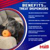 Jack O' Lantern Dog Toy - Durable Halloween Chew Toy for Large Dogs | USA Made