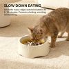 Blue dual-purpose slow food bowl, fast/slow food can be freely switched to adapt to different pet eating habits, cross-border hot selling pet supplies