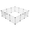 Pet Playpen, Small Animal Cage Indoor Portable Metal Wire Yard Fence for Small Animals, Guinea Pigs, Rabbits Kennel Crate Fence Tent