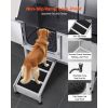 Stainless Steel Dog Washing Station, 62 inch Pet Grooming Tub w/ Ramp, PE Water Filter Board