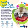 "Peace" Christmas Tree emat - Enrichment Lick Mat for Dogs and Cats | Christmas Tree design | SodaPup