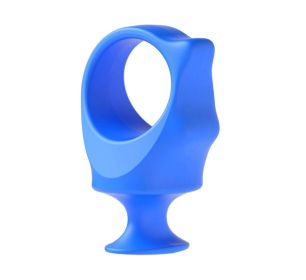 BiteBlock Small - Pets 5-15 lbs- How to brush dog teeth (Color: Blue)