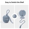 Cheerble Automatic Interactive Cat Toy, Wicked Ball Duo2, 2 in 1 Interchangeable Shells with Tail and Chirping Sounds, for All Lifestage