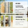 Outdoor kennel, dog house, dog cage, silver