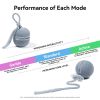 Cheerble Automatic Interactive Cat Toy, Wicked Ball Duo2, 2 in 1 Interchangeable Shells with Tail and Chirping Sounds, for All Lifestage